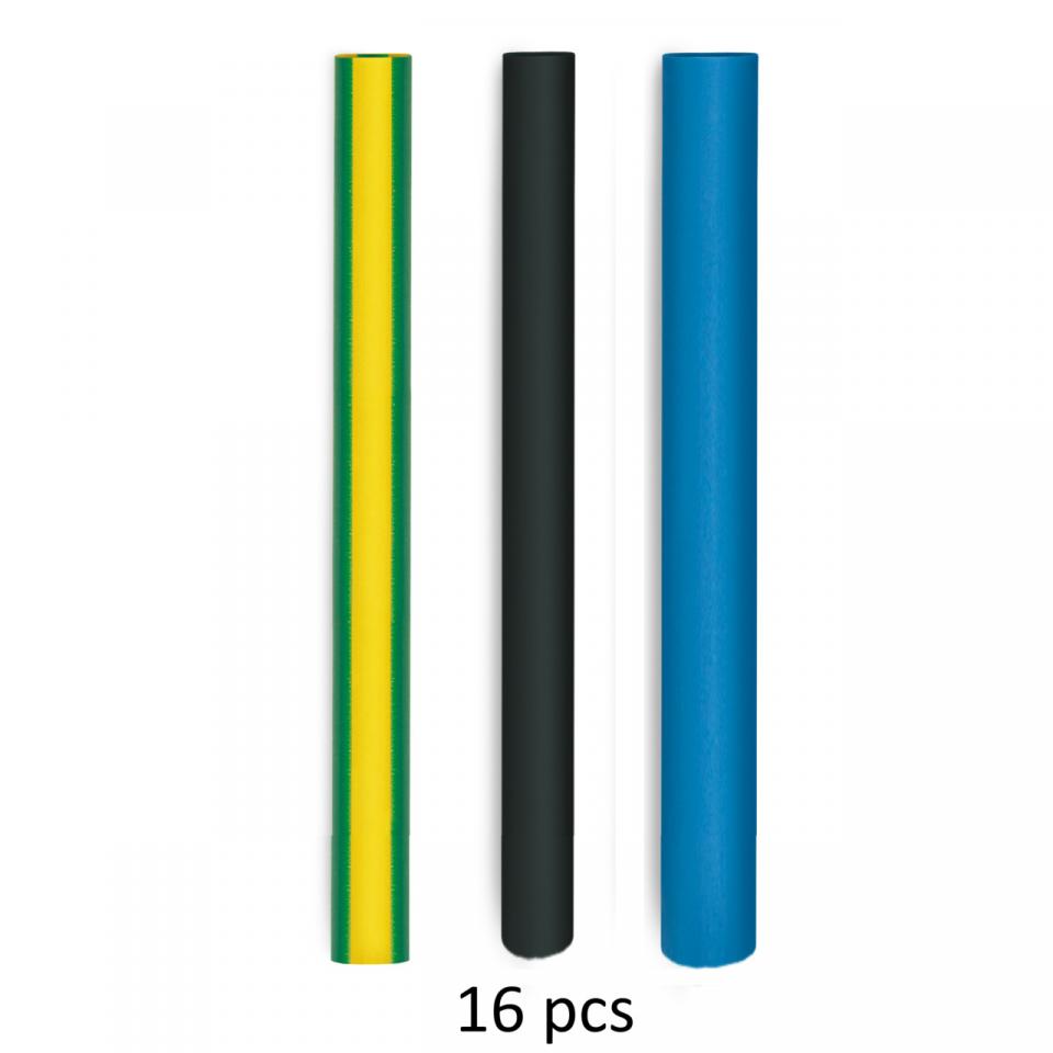 Shrink tubing kit for electrical installations